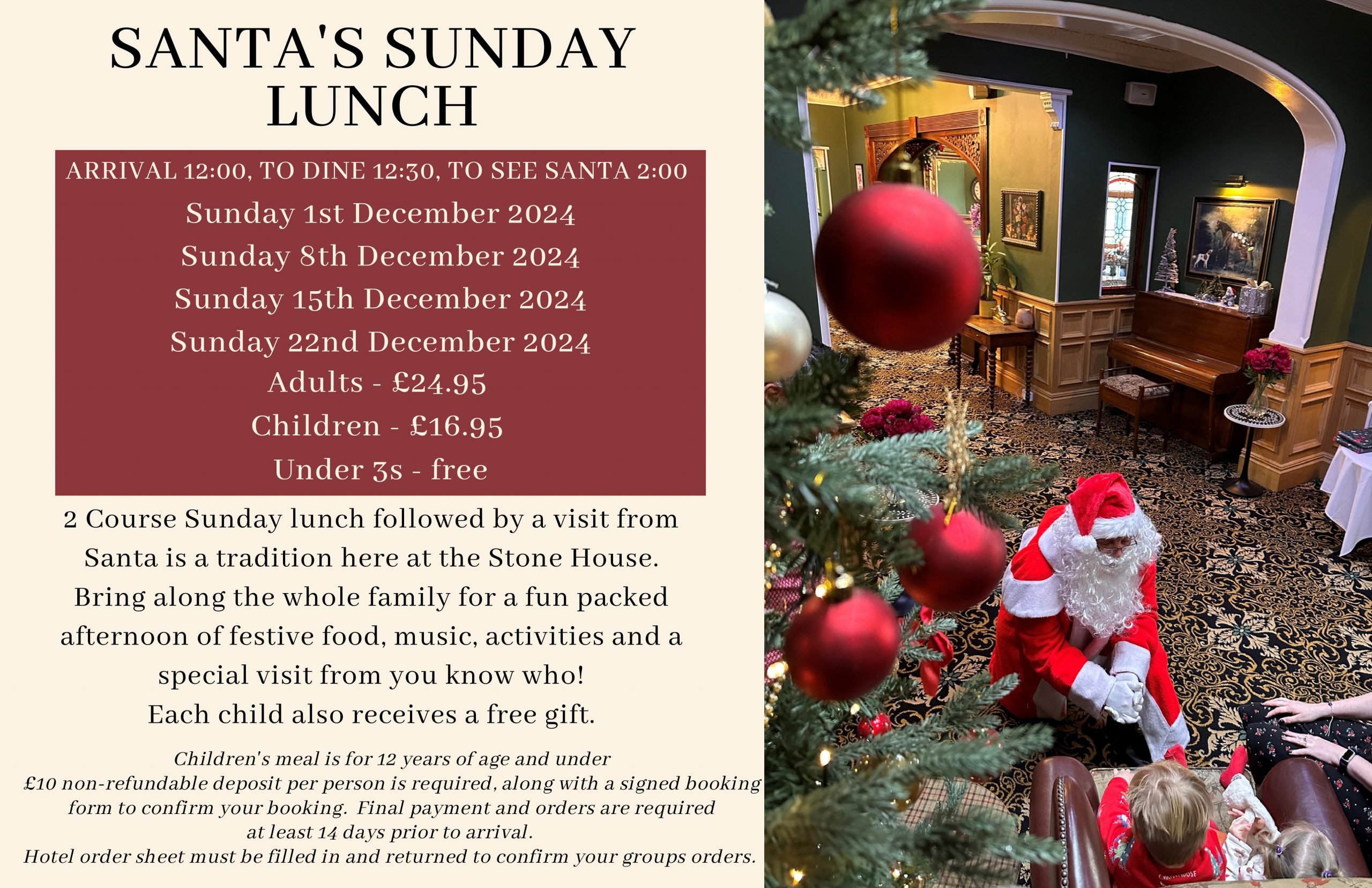 SANTA'S SUNDAY LUNCH