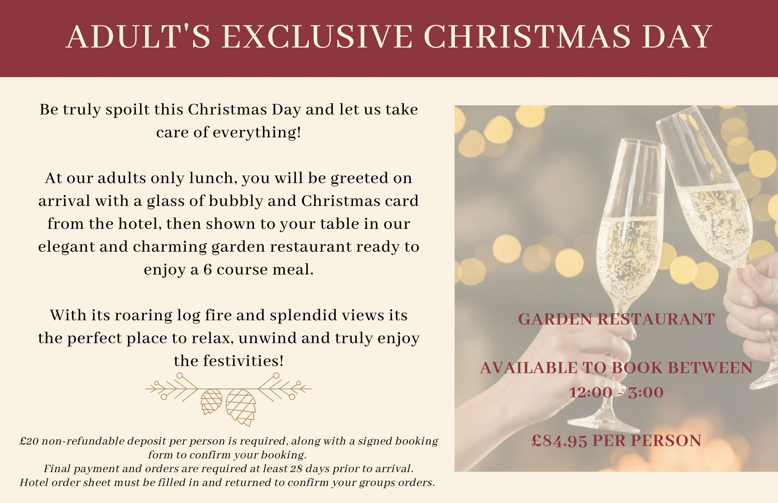 ADULT'S EXCLUSIVE CHRISTMAS DAY